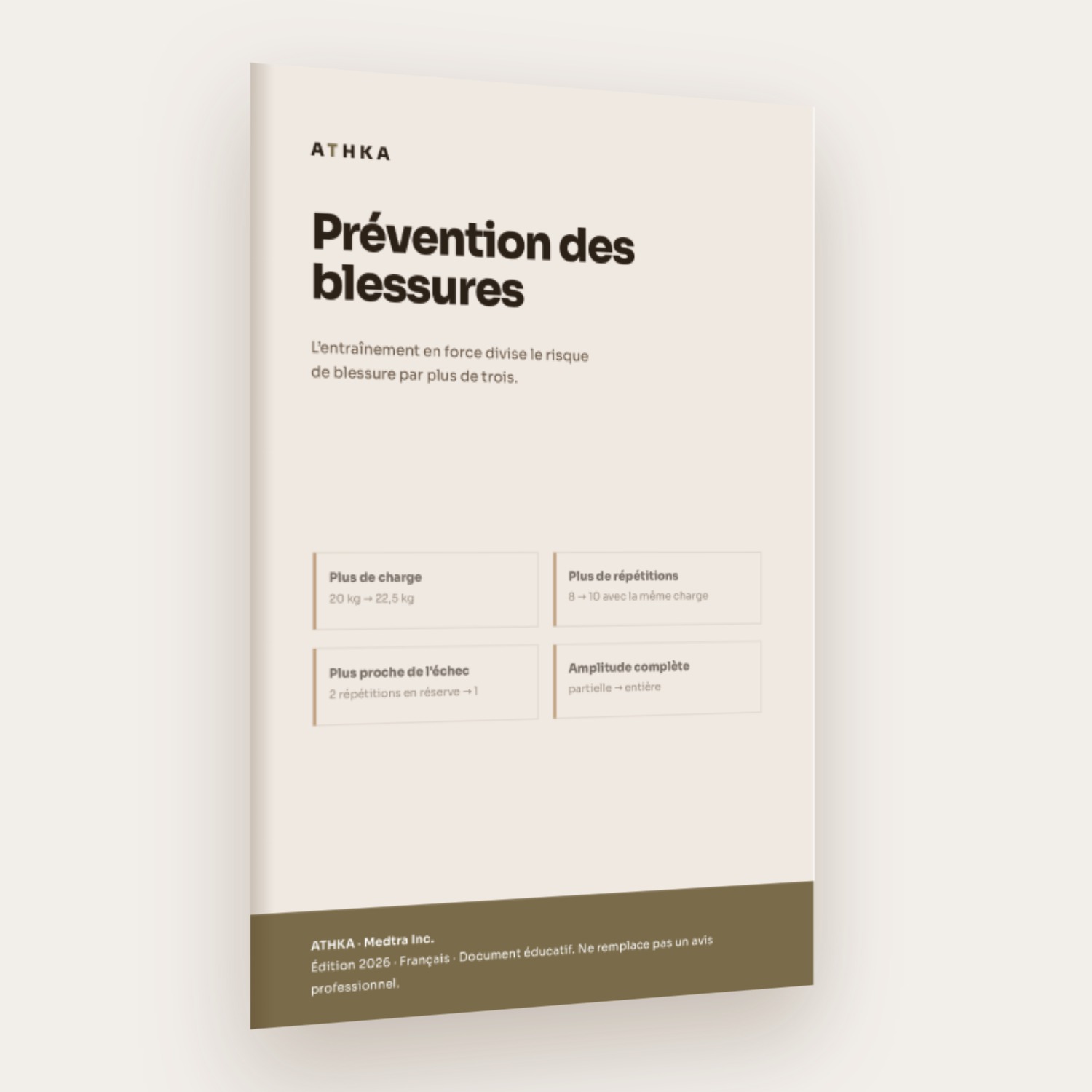 Prévention des blessures