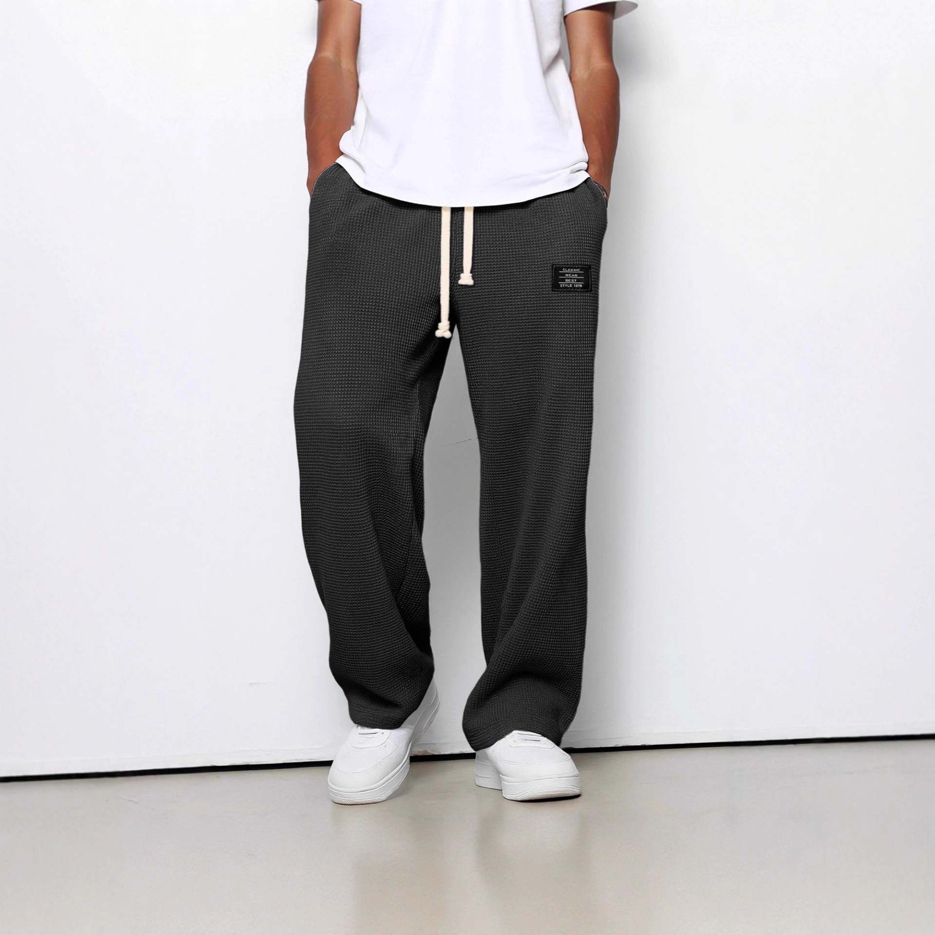 Waffle sweatpants