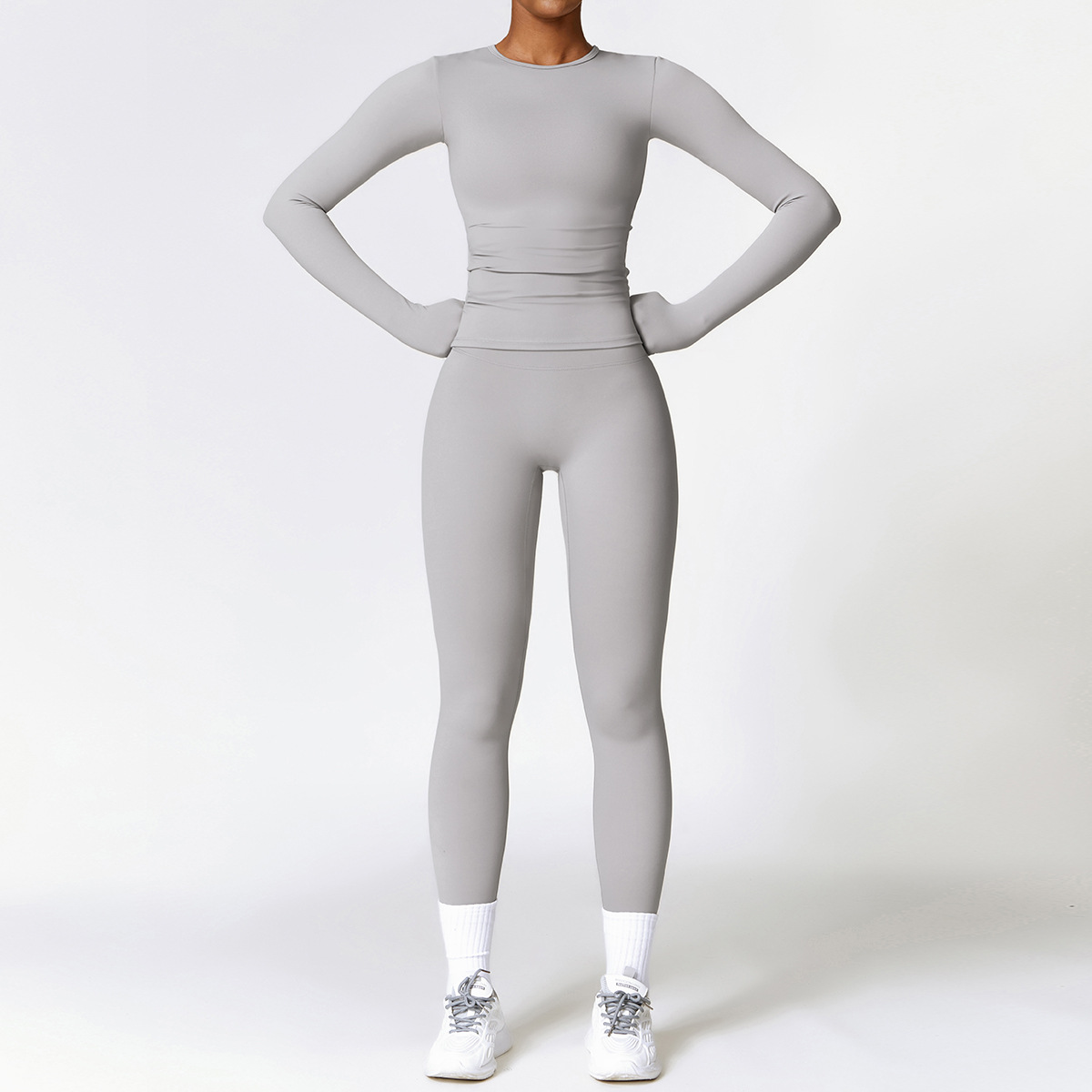 Brushed yoga set — 2