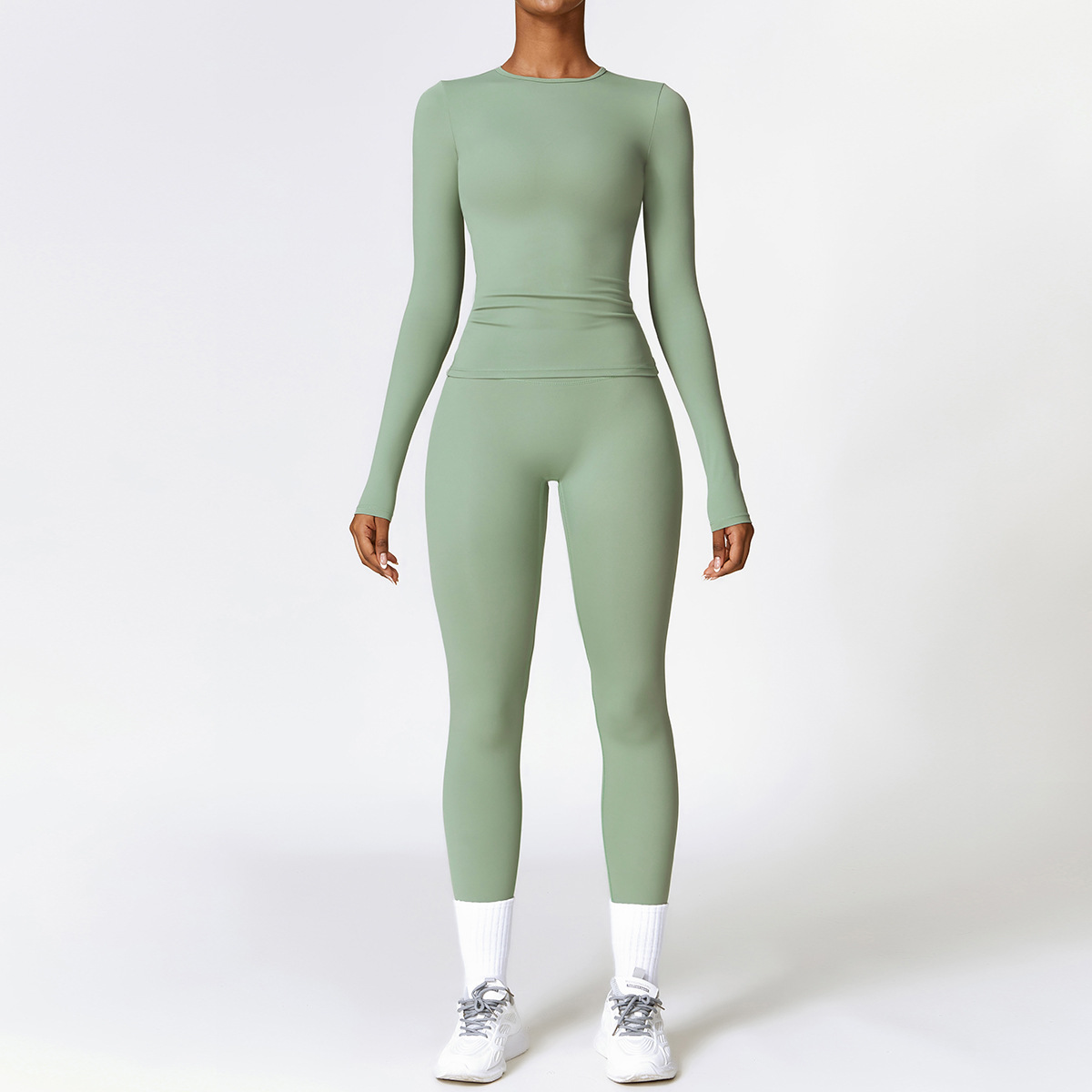 Brushed yoga set — 4
